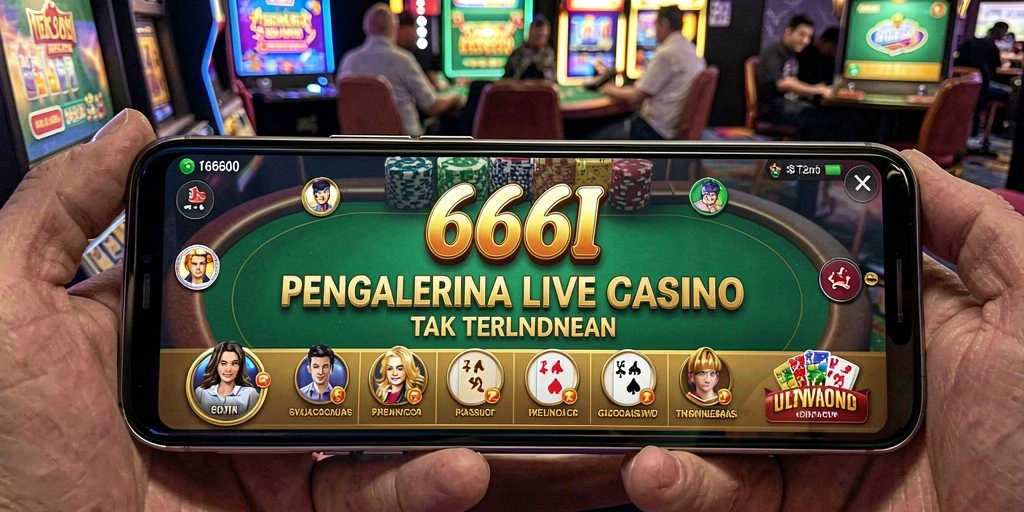 Tampilan gameplay Live Casino di 666I yang menegangkan dan menarik.