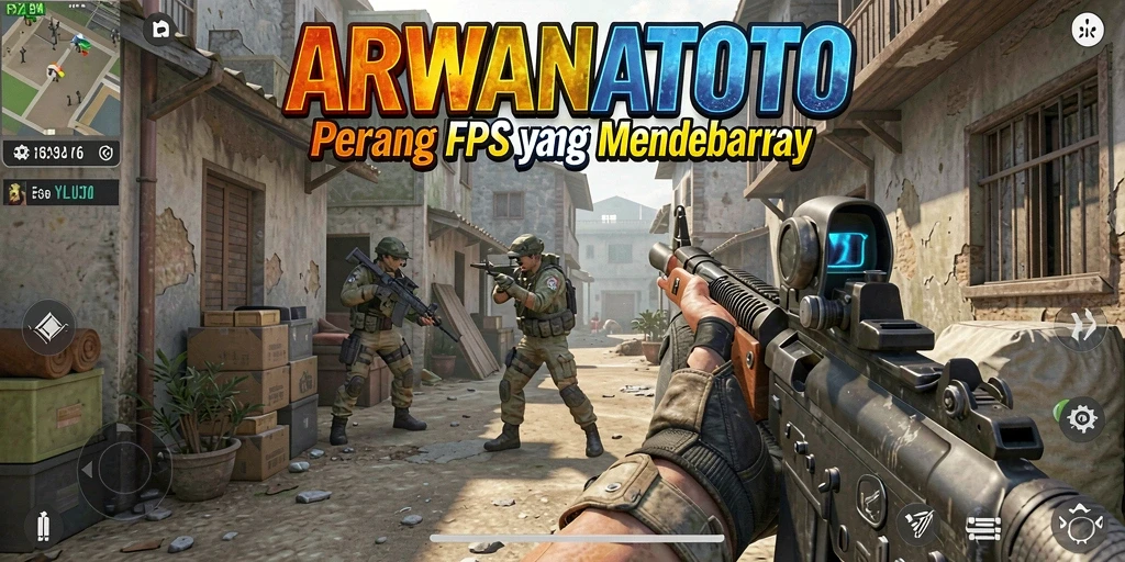 Tangkapan layar menampilkan aksi seru dalam ARWANATOTO.
