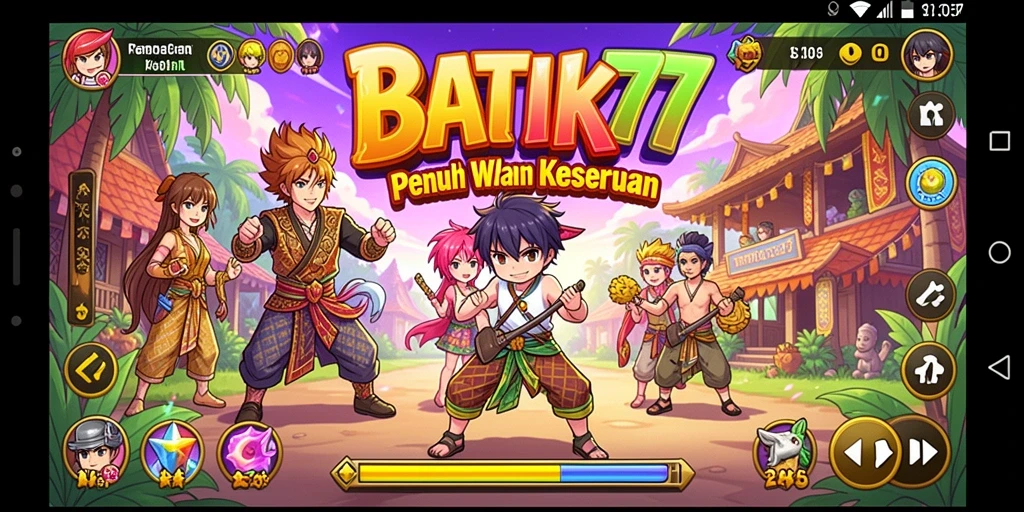 Menampilkan aksi seru dalam <strong>BATIK77</strong> dengan karakter anime yang menarik.