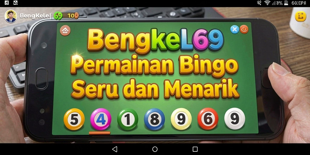 Tampilan gameplay seru dari aplikasi Bingo BENGKEL69.