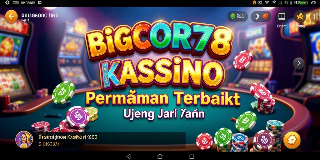 Tangkapan layar BIGCOR78 menampilkan gameplay kasino yang menyenangkan.