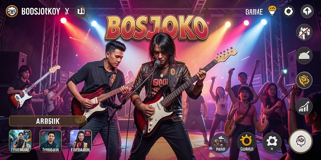 Screenshot utama BOSJOKO menampilkan gameplay interaktif dan menyenangkan.