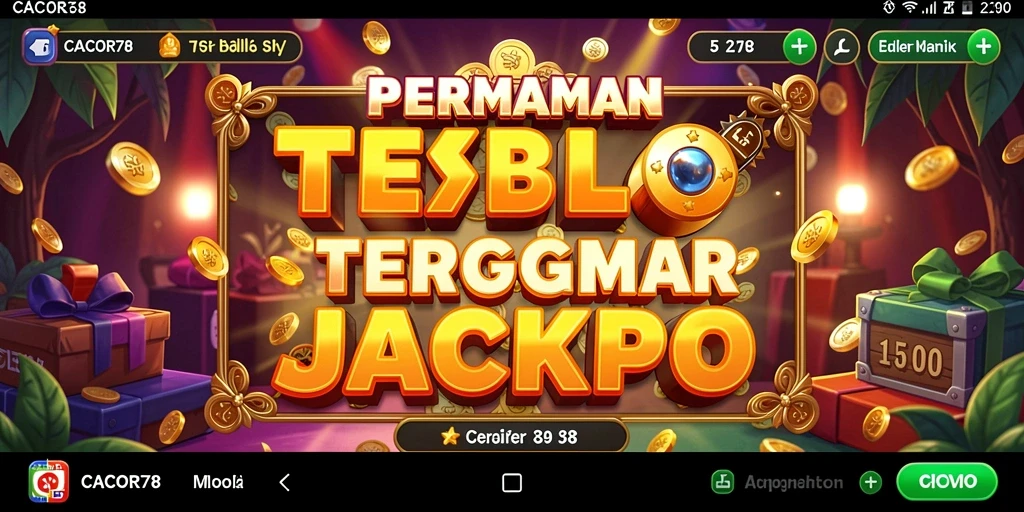 Tangkapan layar menunjukkan gameplay seru permainan Slot CACOR78.