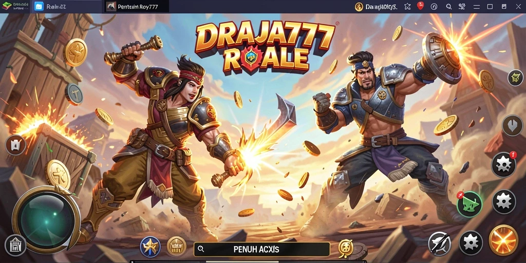 Gameplay mendebarkan di DRAJA777 dengan pertempuran yang seru.