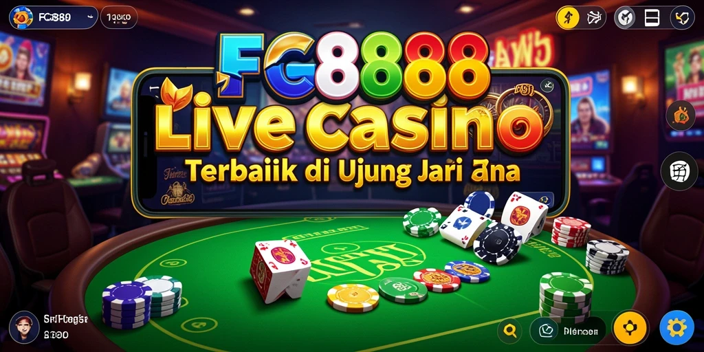 Tangkapan layar gameplay Live Casino FC888 yang mendebarkan.