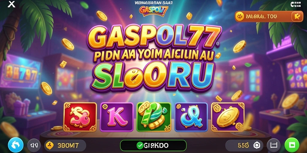 Tampilan menyenangkan dan menarik dari gameplay Slot GASPOL77.