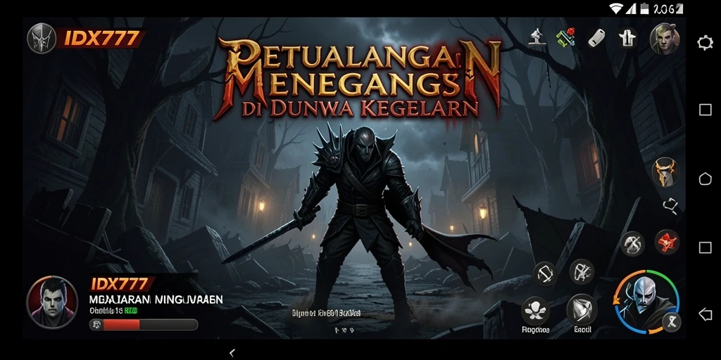 Screenshot utama IDX777 menampilkan momen menegangkan dalam gameplay Horror.