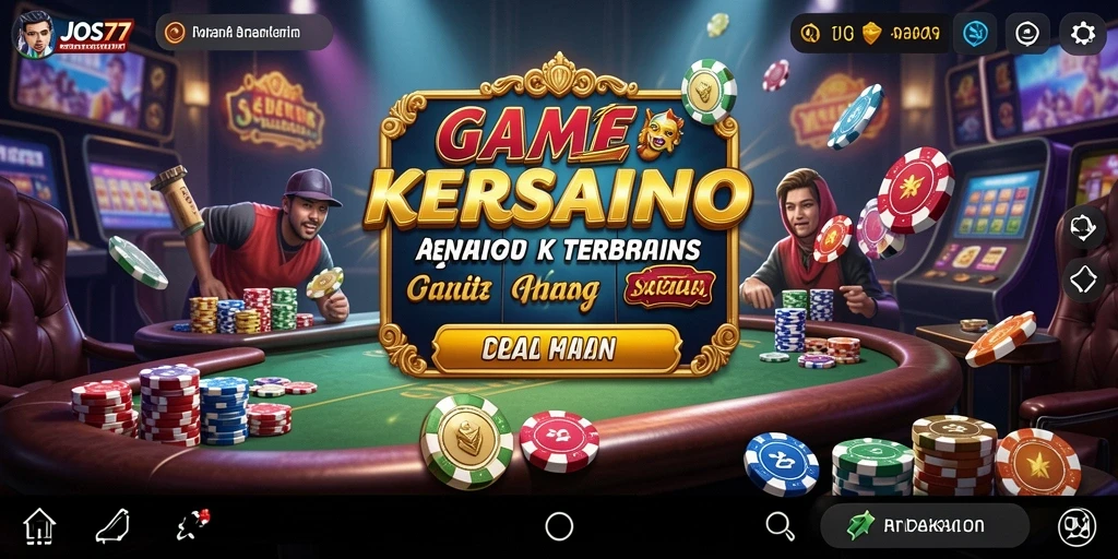 Screenshot utama JOS77 menampilkan gameplay Kasino yang menarik.