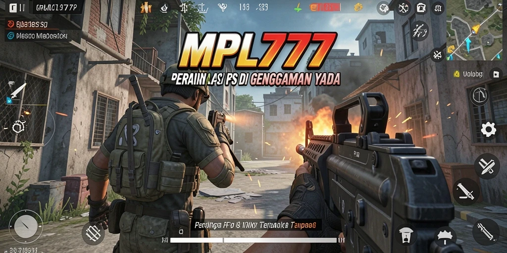 Screenshot MPL777 menampilkan aksi tembak-menembak yang intens dalam game FPS.