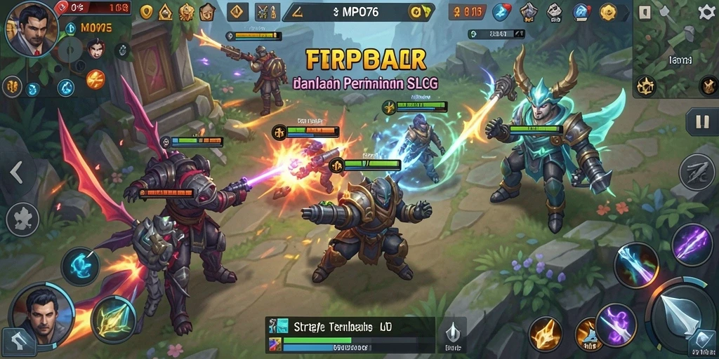 Screenshot MPO76 menampilkan aksi strategi mendalam dan pertempuran seru dalam gameplay.