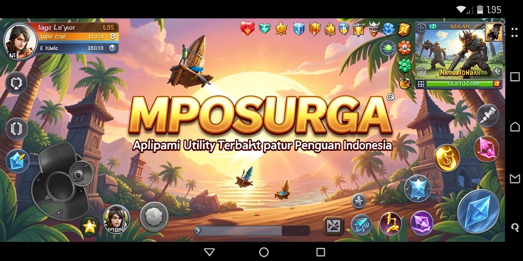 Tampilan antarmuka MPOSURGA yang menarik dan fungsional.