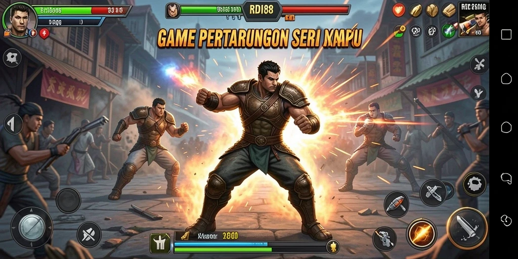 Gameplay RDI88 dengan pertarungan yang sengit dan karakter beragam.