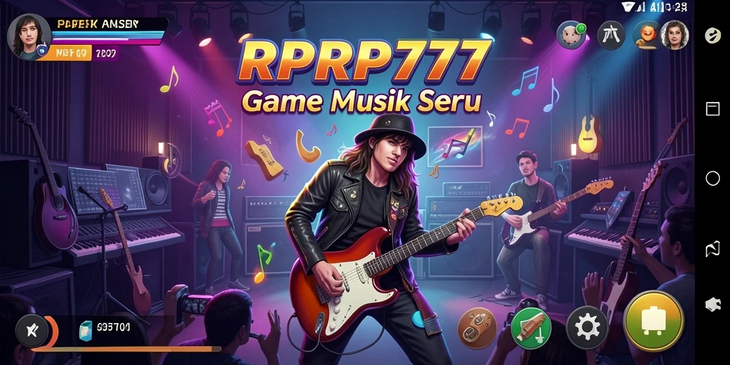 Tampilan gameplay RPRP777 yang menarik dengan musik yang menggairahkan.