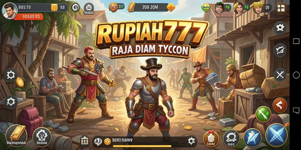 Screenshot gameplay RUPIAH777 menampilkan tindakan manajemen bisnis yang seru.