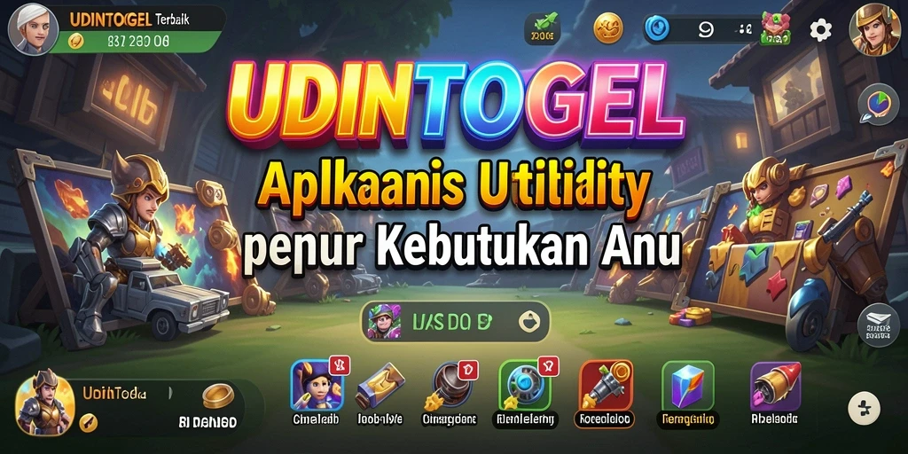 Tampilan antarmuka UDINTOGEL yang memudahkan pengguna.