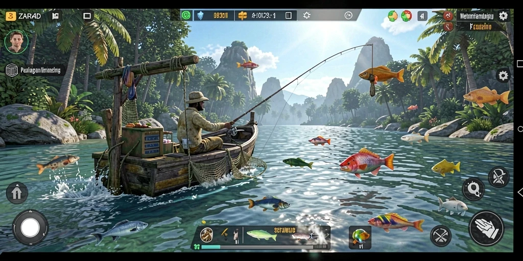 Tangkapan ikan besar dalam gameplay ZARA4D yang mendebarkan.